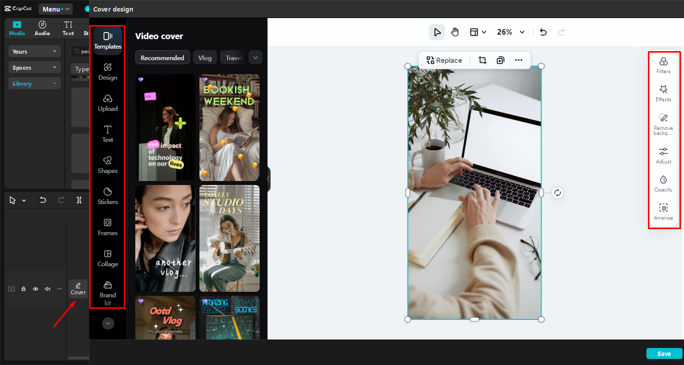 การแก้ไขวิดีโอ TikTok โดยใช้โปรแกรมแก้ไขวิดีโอเดสก์ท็อปCapCut