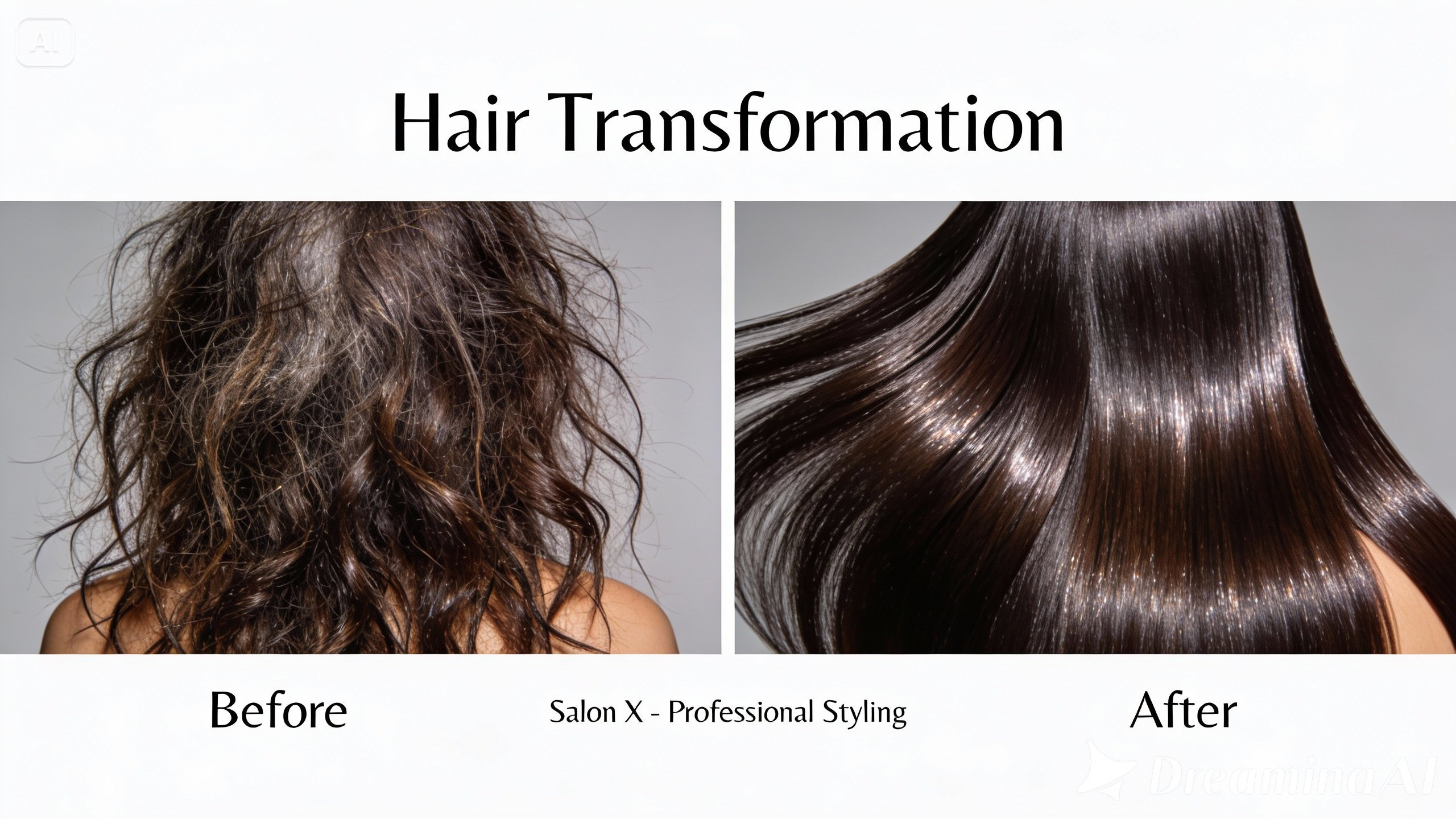 Vor / nach der Transformation Flyer Design