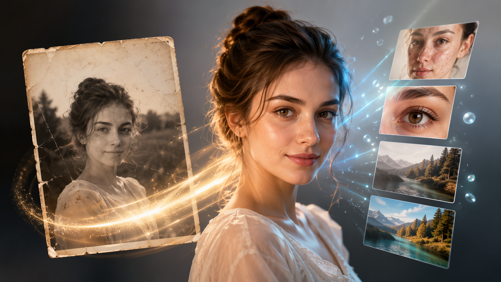 Dreamina IObit AI Foto-Editor Held Bild