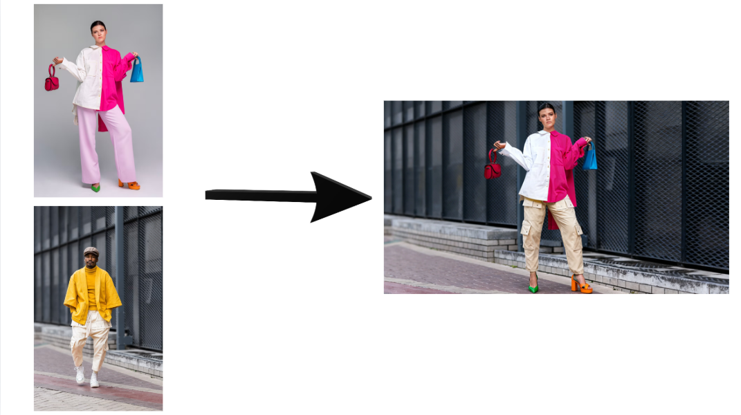 AI image blender