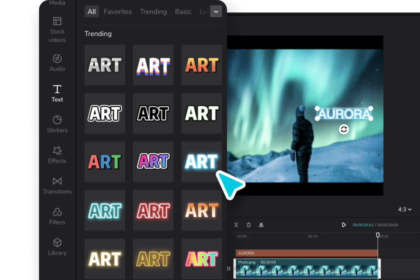 Try adding visual effects