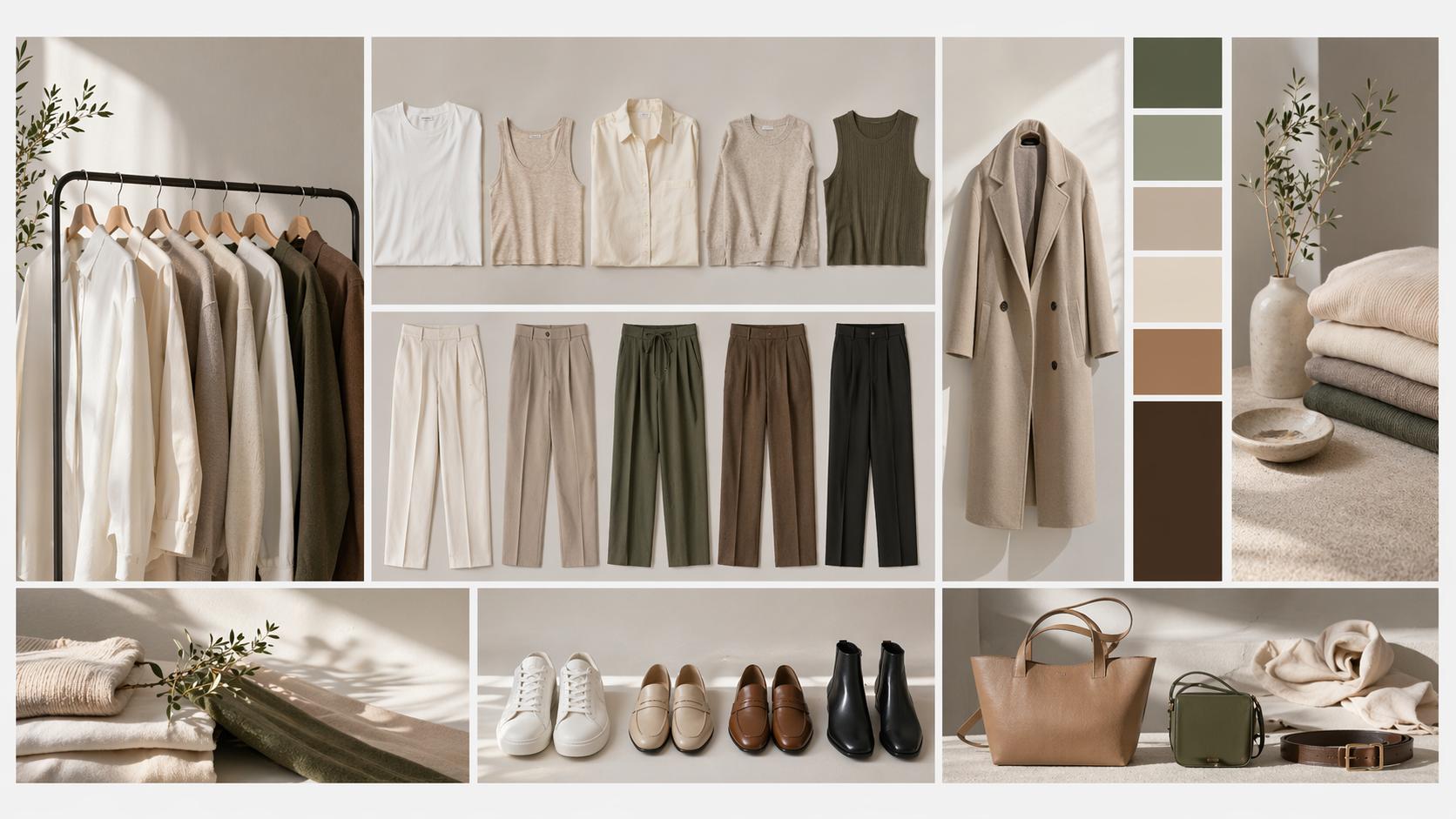 Dreamina AI outfit planner prompt example 4: Minimal capsule wardrobe