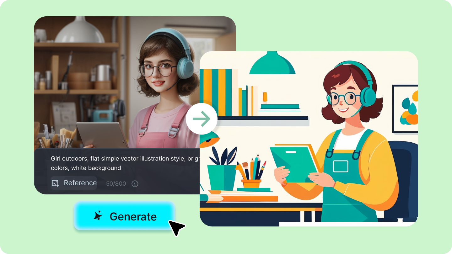 bagaimana cara membuat gambar vektor