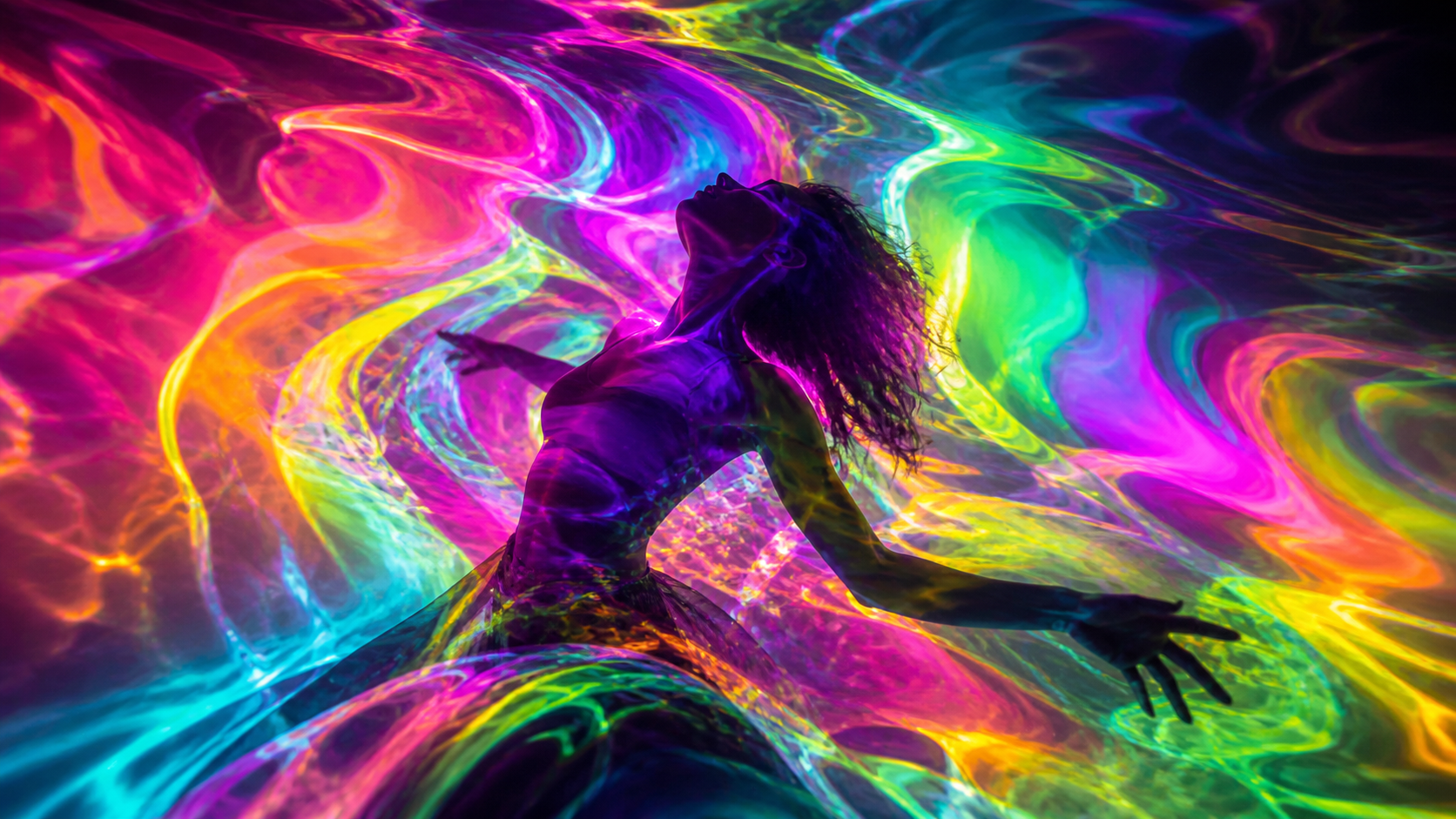 LSD Hallucinogenic Color Waves original 16:9 effect visual 1