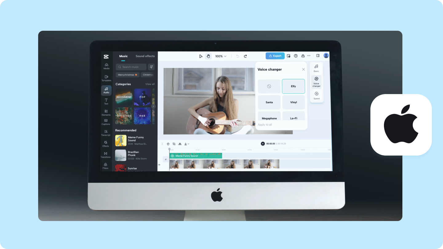 Schimbător de voce gratuit pentru Mac - convenabil și eficient