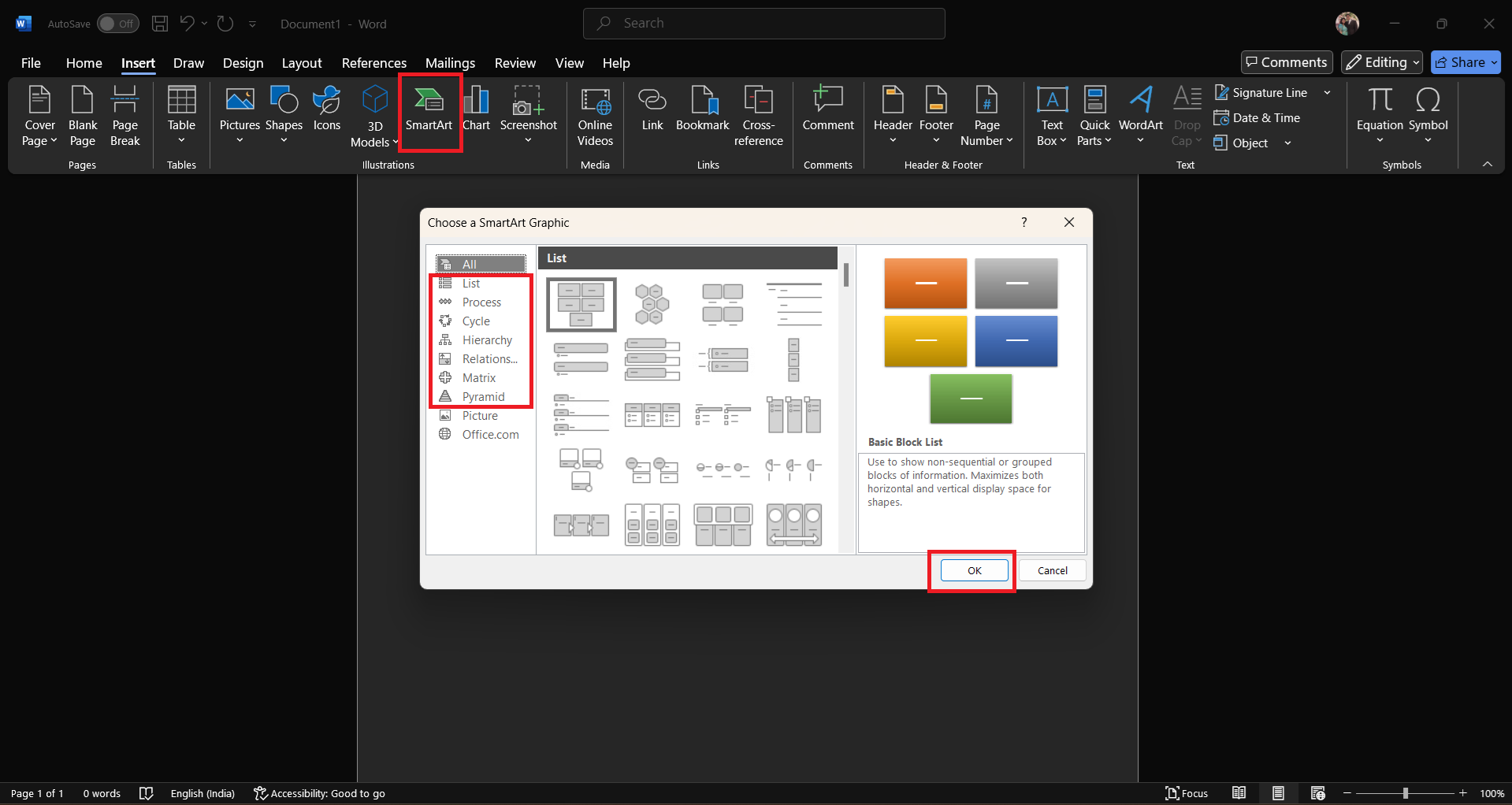 Creare mappe mentali usando SmartArt in MS Word
