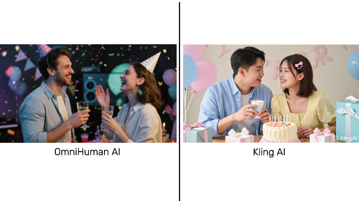 ภาพ OmniHuman เทียบกับ Kling AI สำหรับการทดสอบ 5