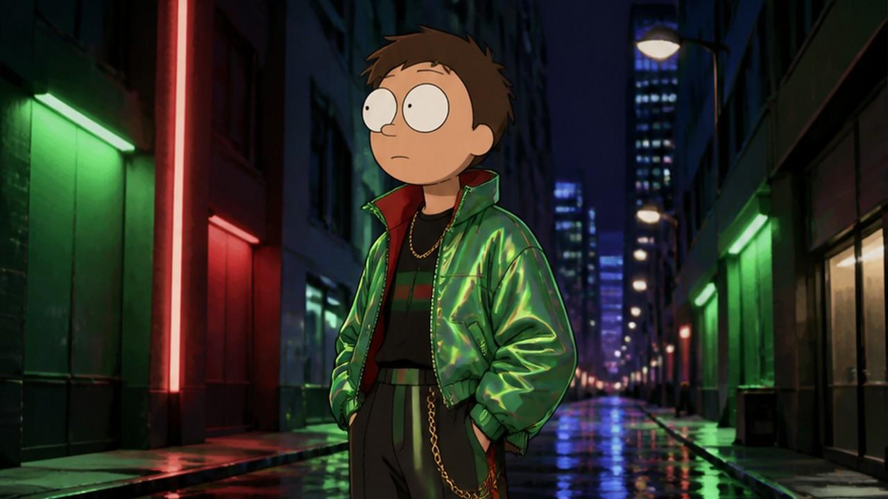 Gucci Morty Edit prompt result 1