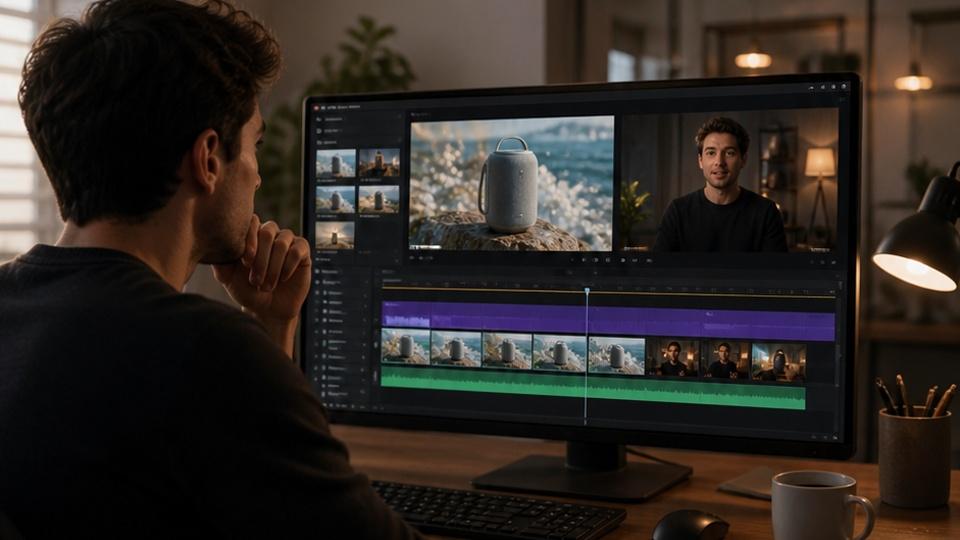 Fotor Video Agent — a scripted product video planned by an AI video agent