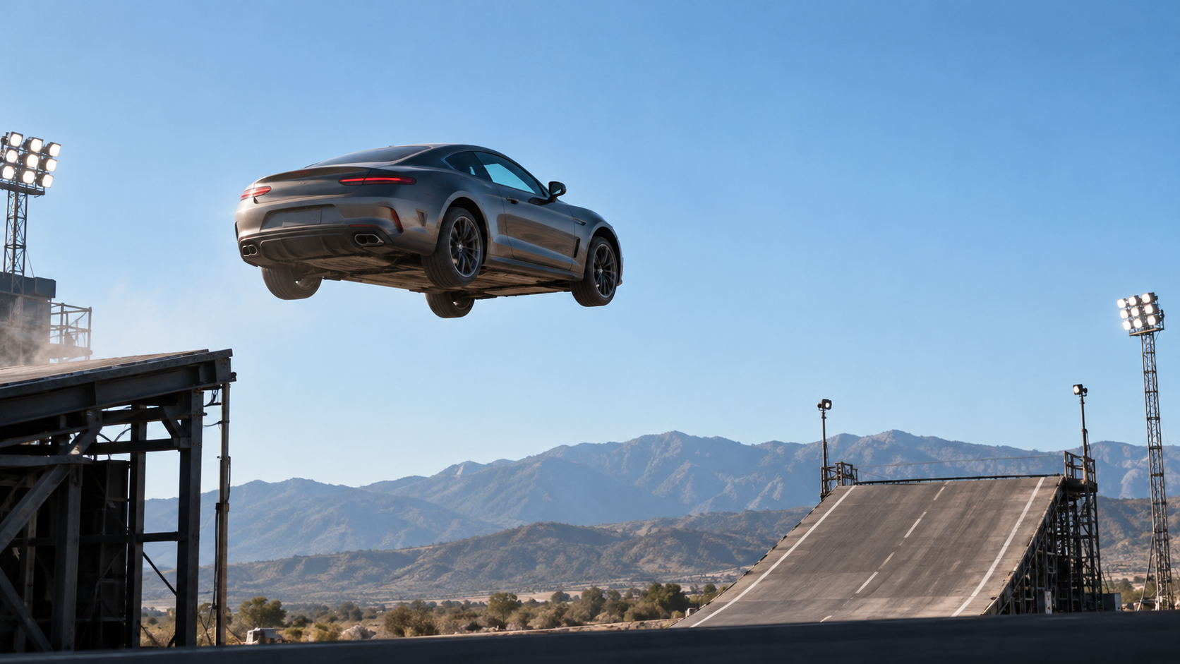 Car Jumping AI Video Editing Prompt | Dreamina