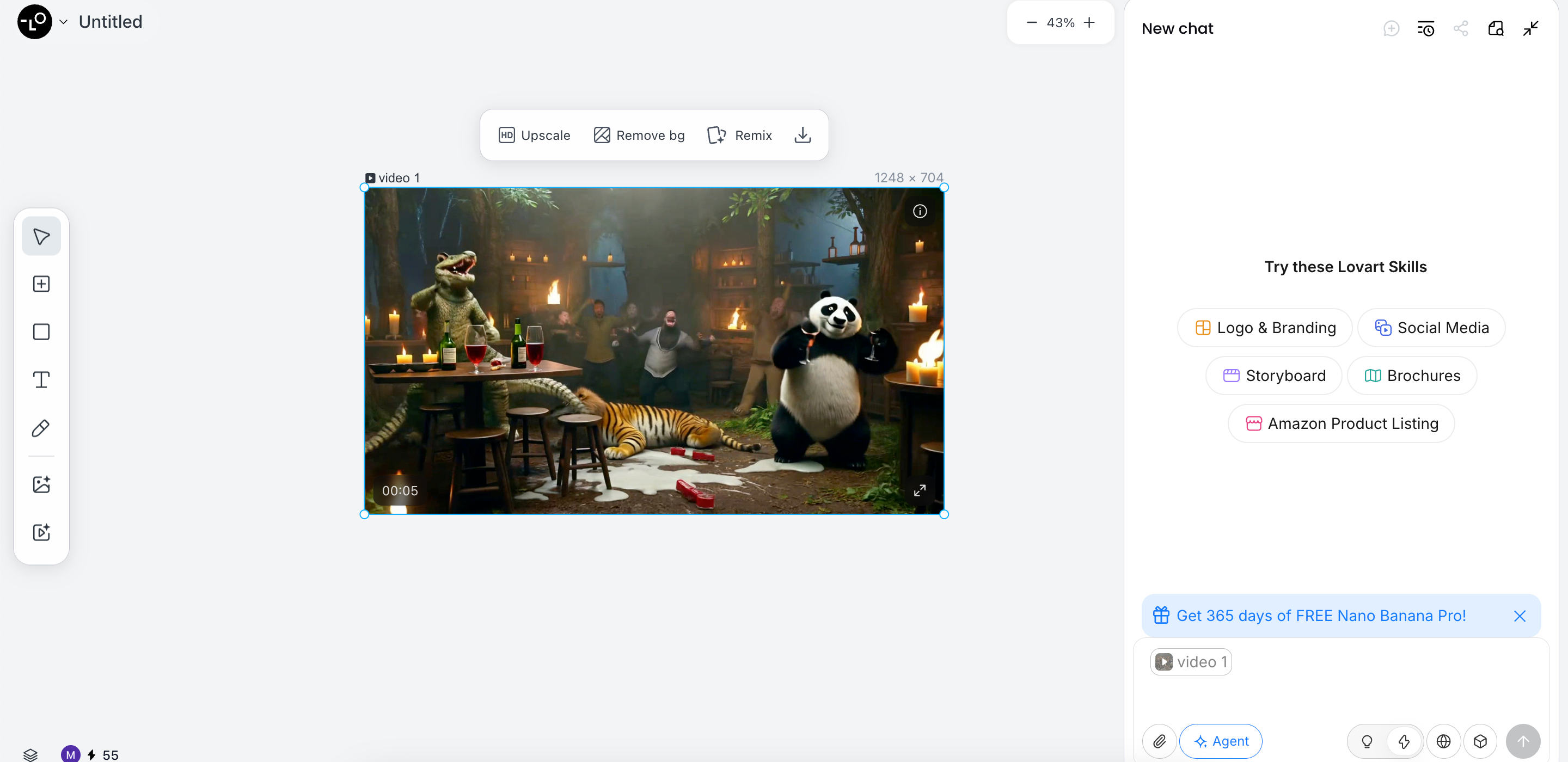 Exportálja a videót