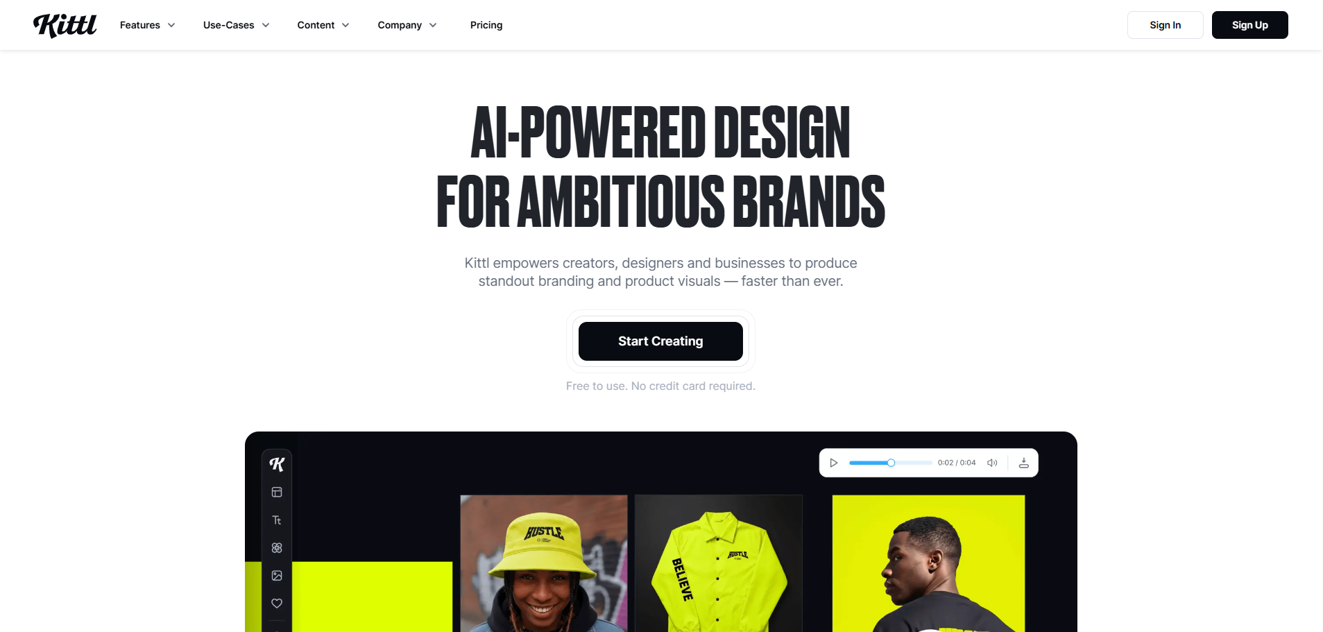 Sito web di Kittl