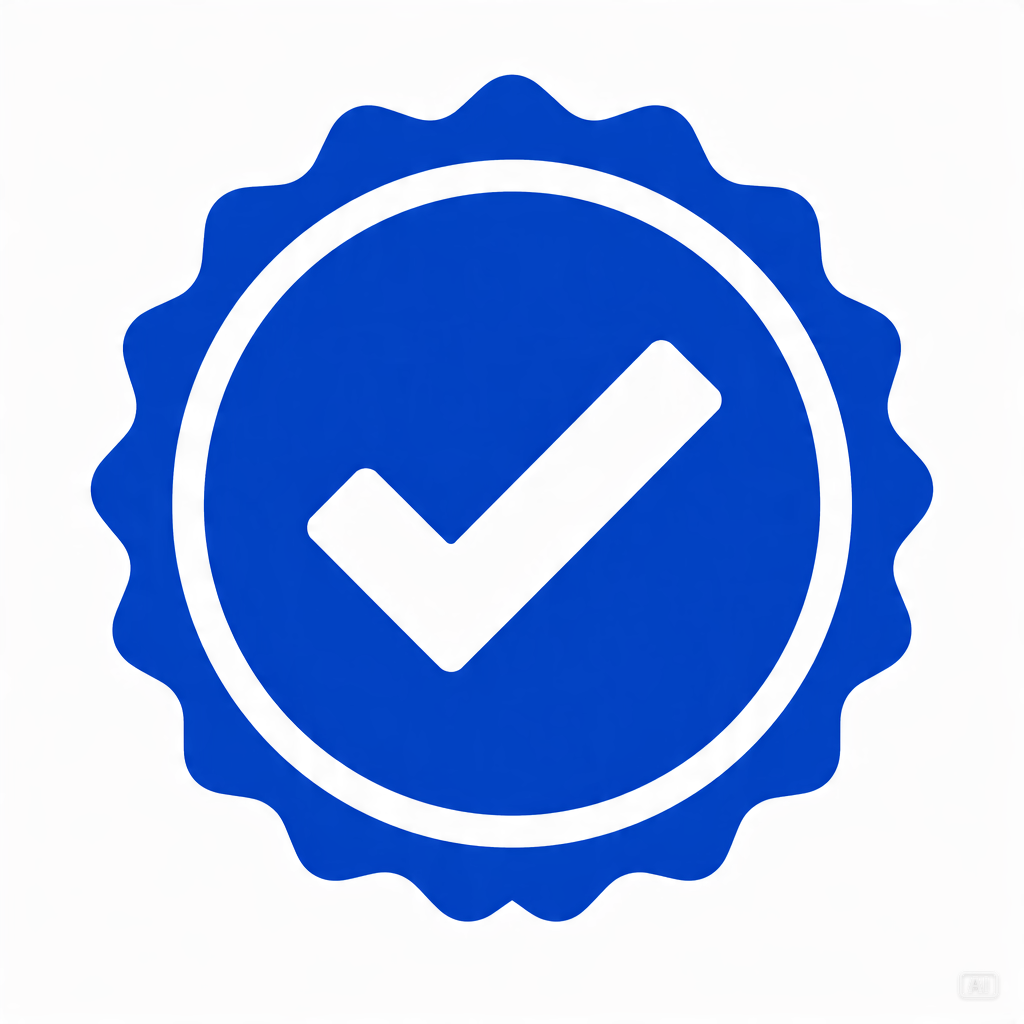 Verified badge-style logo generated by Pippit