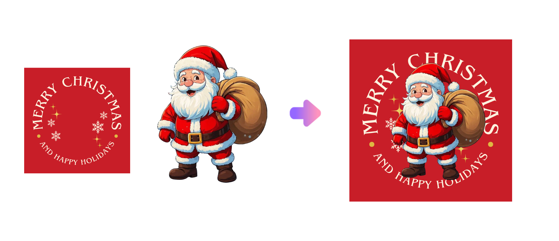 xmas present stickers