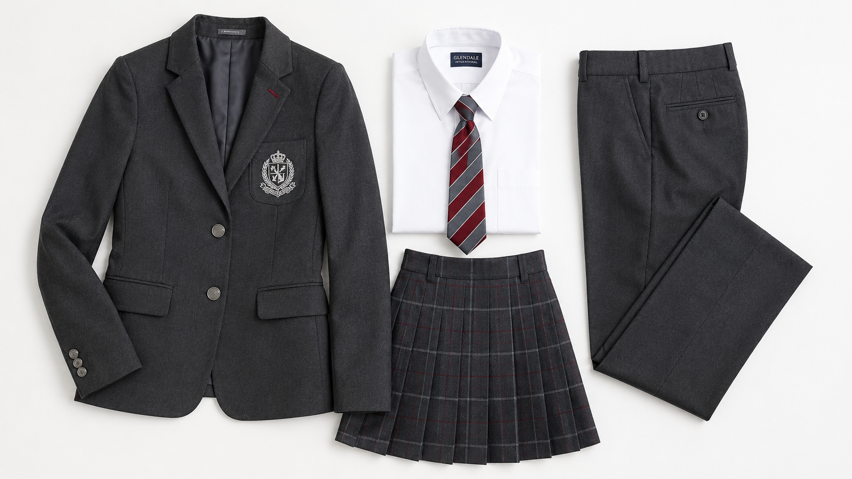 Prompt for a premium school uniform