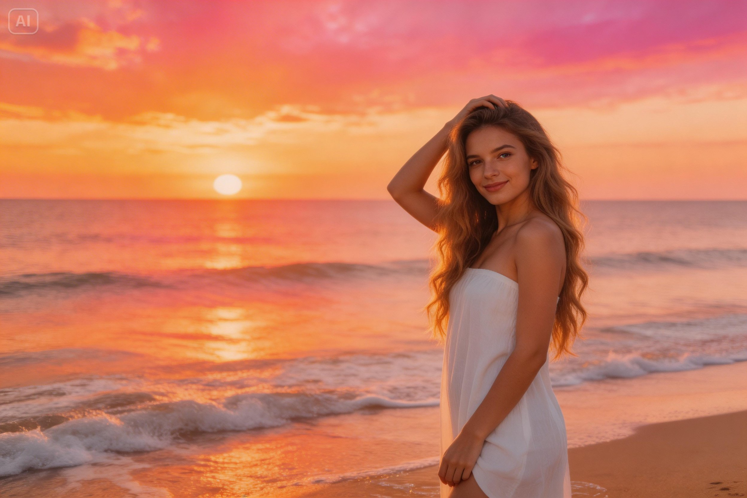 Améliorez les photos du coucher du soleil avec IA
