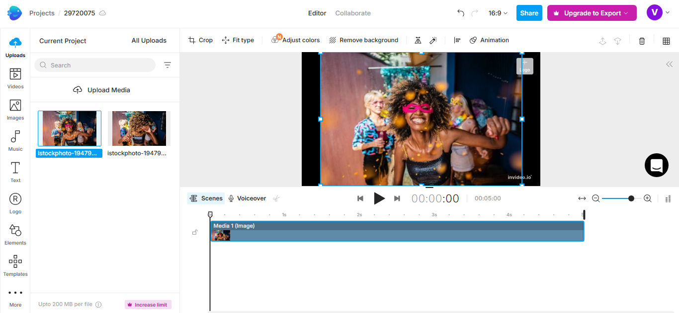 trình tạo video miễn phí từ ảnh