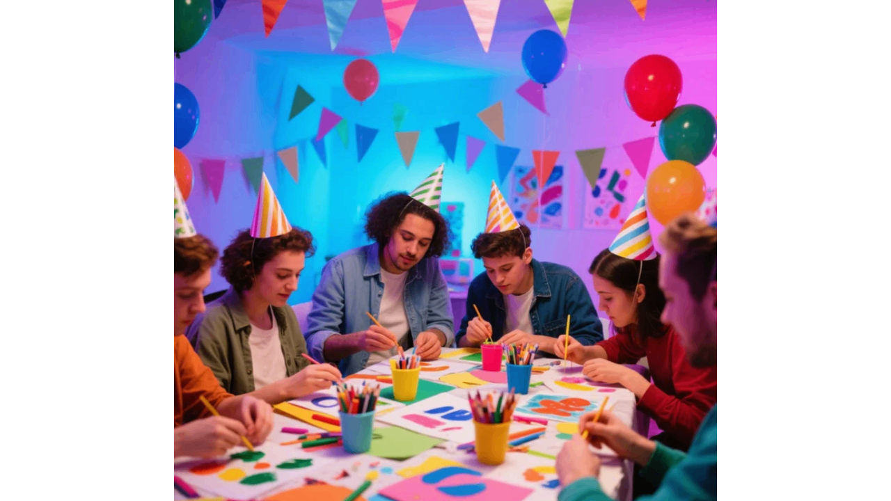 Fêtes d'anniversaire sur le thème de l'artisanat et de l'art DIY