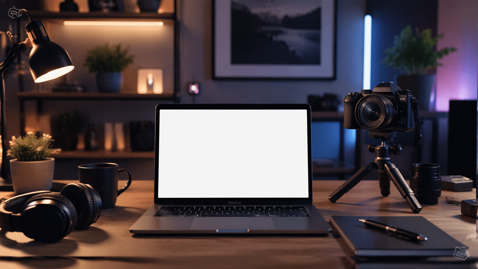Dreamina MacBook mockup snabb exempel 2: Skapare arbetsyta skärm