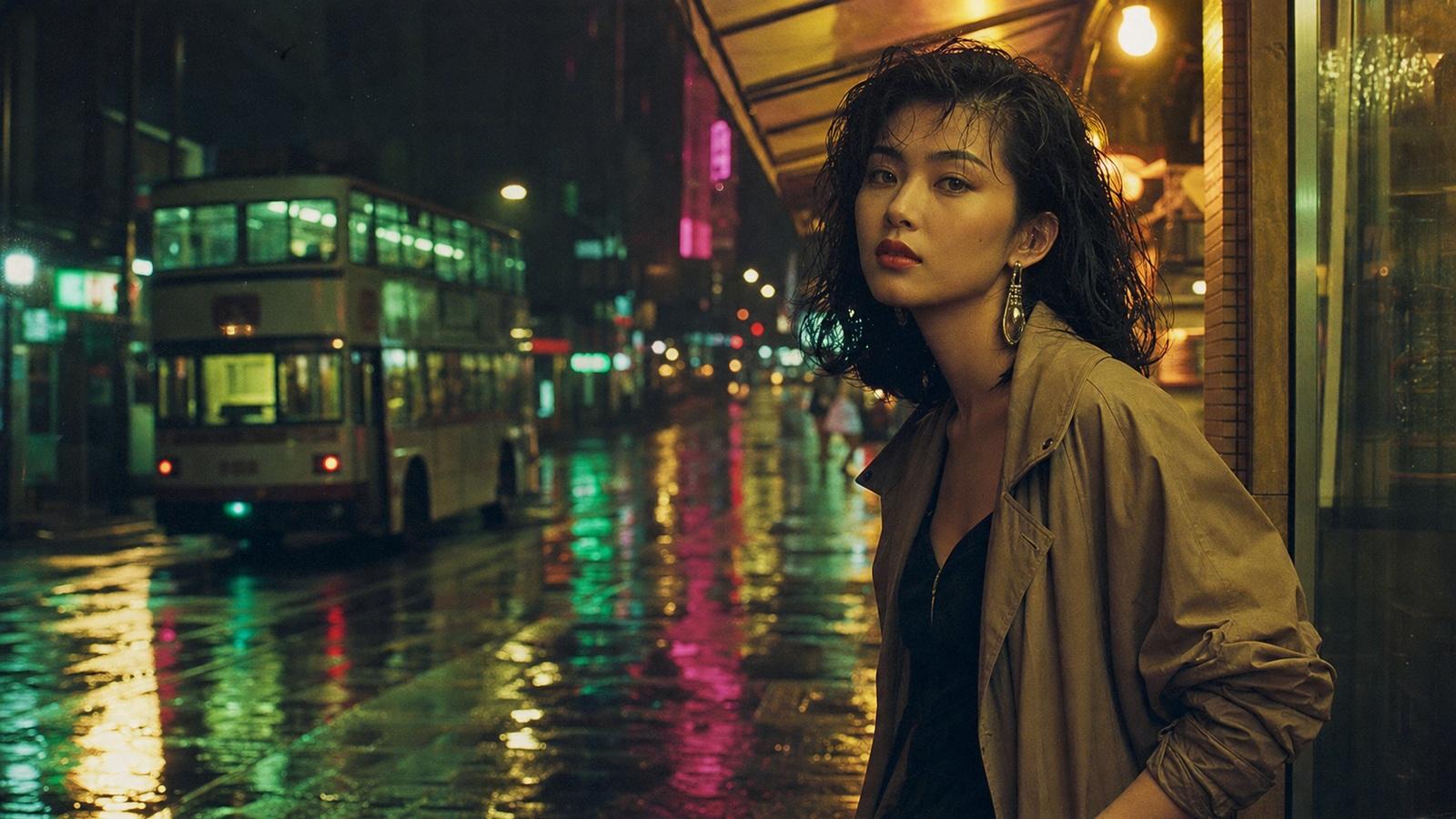 Hong Kong Retro Portre İstemi kahraman görüntüsü