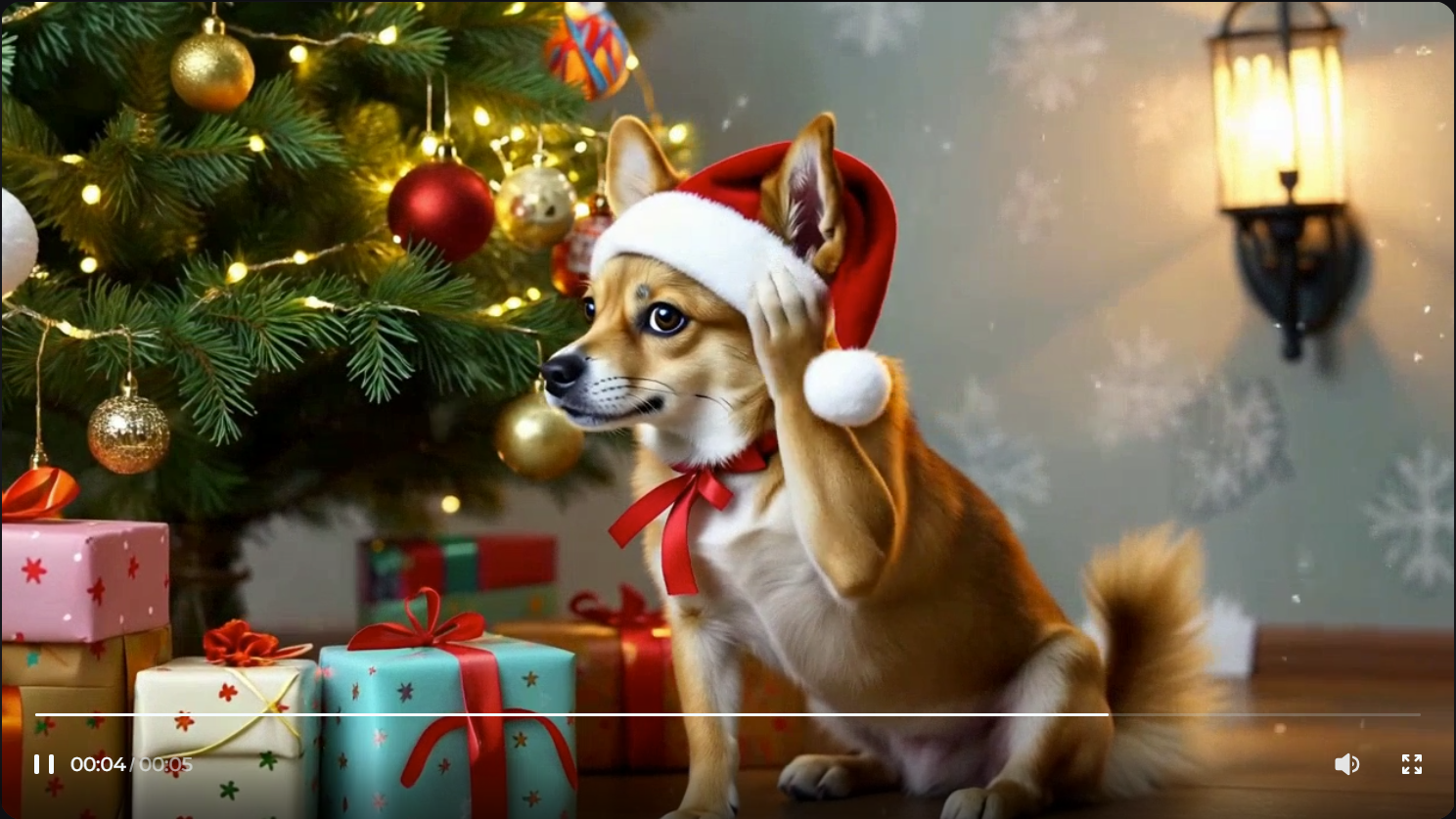 Unang Christmas video ni Pet