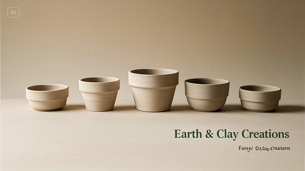 Handcrafted product showcase