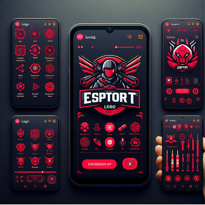 Esports Logo Makerin käyttöliittymä - paras pelilogon suunnittelutyökalu