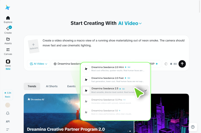 Configure settings and generate