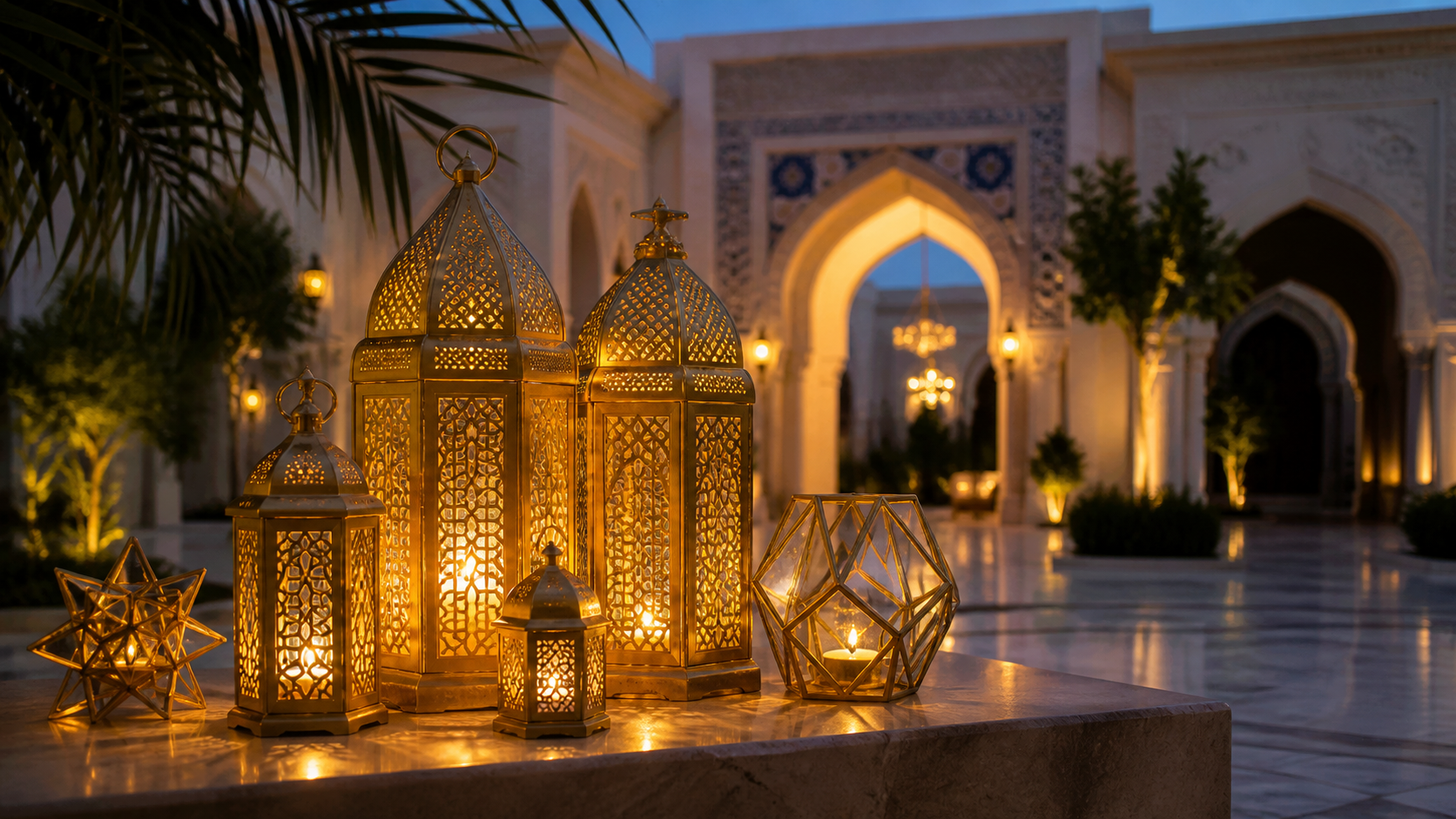 Lantern night scene example