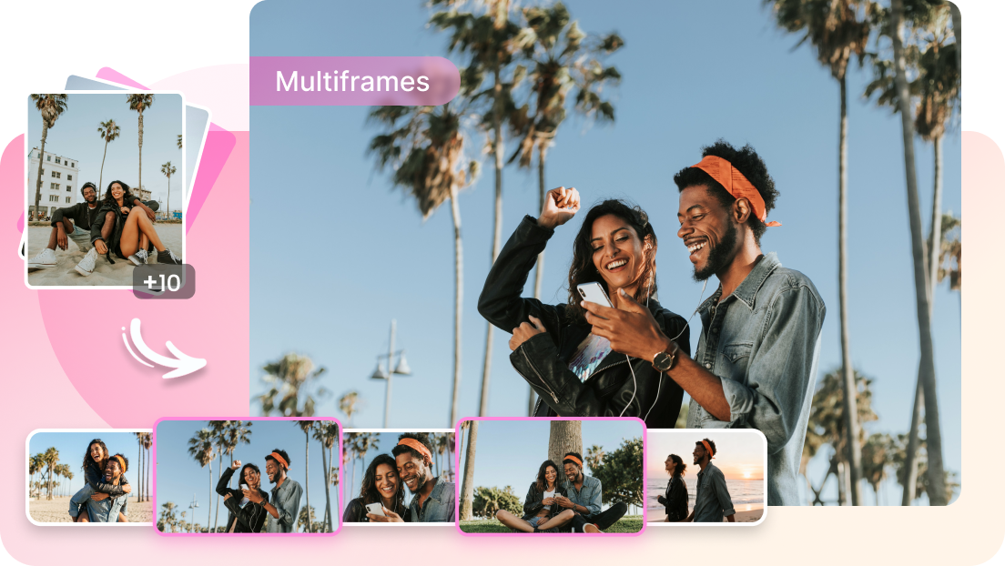  Control animation flow between frames with Multiframes 
