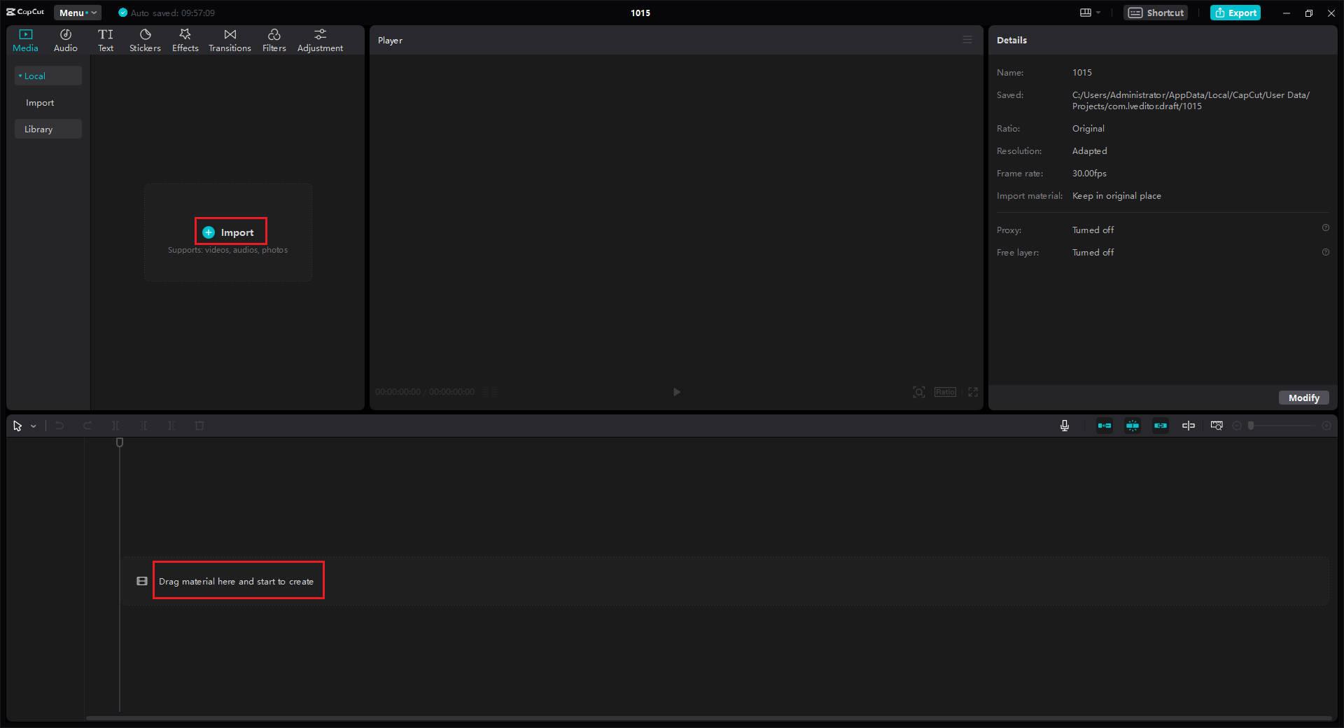 Upload your WebM file