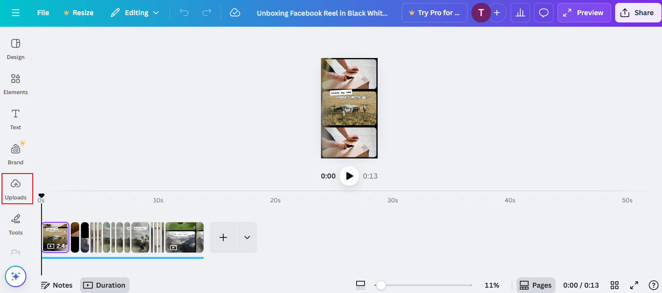 canva upload