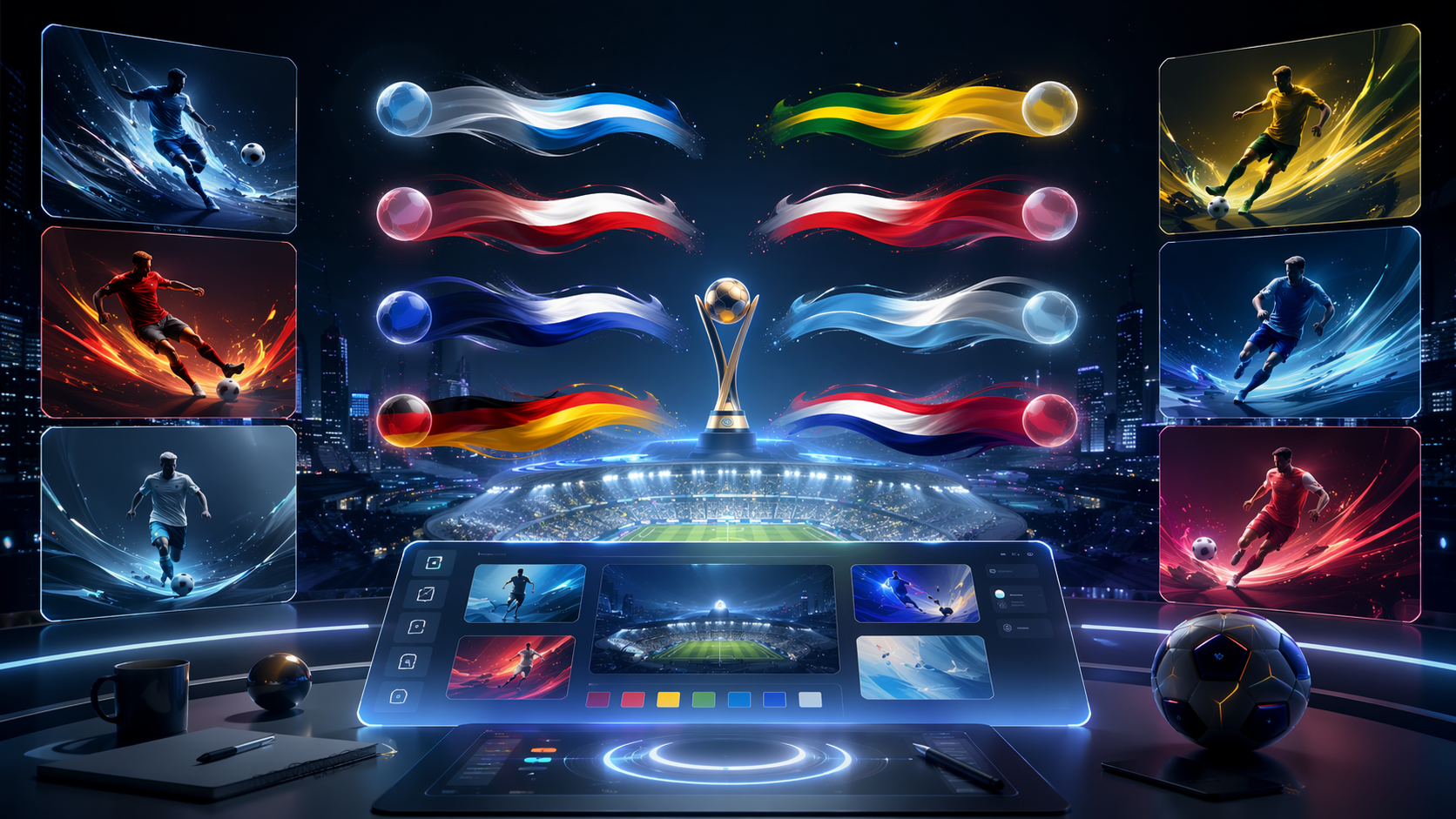 Dreamina Fifa World Cup 2026 Viertelfinale prompt Held Bild