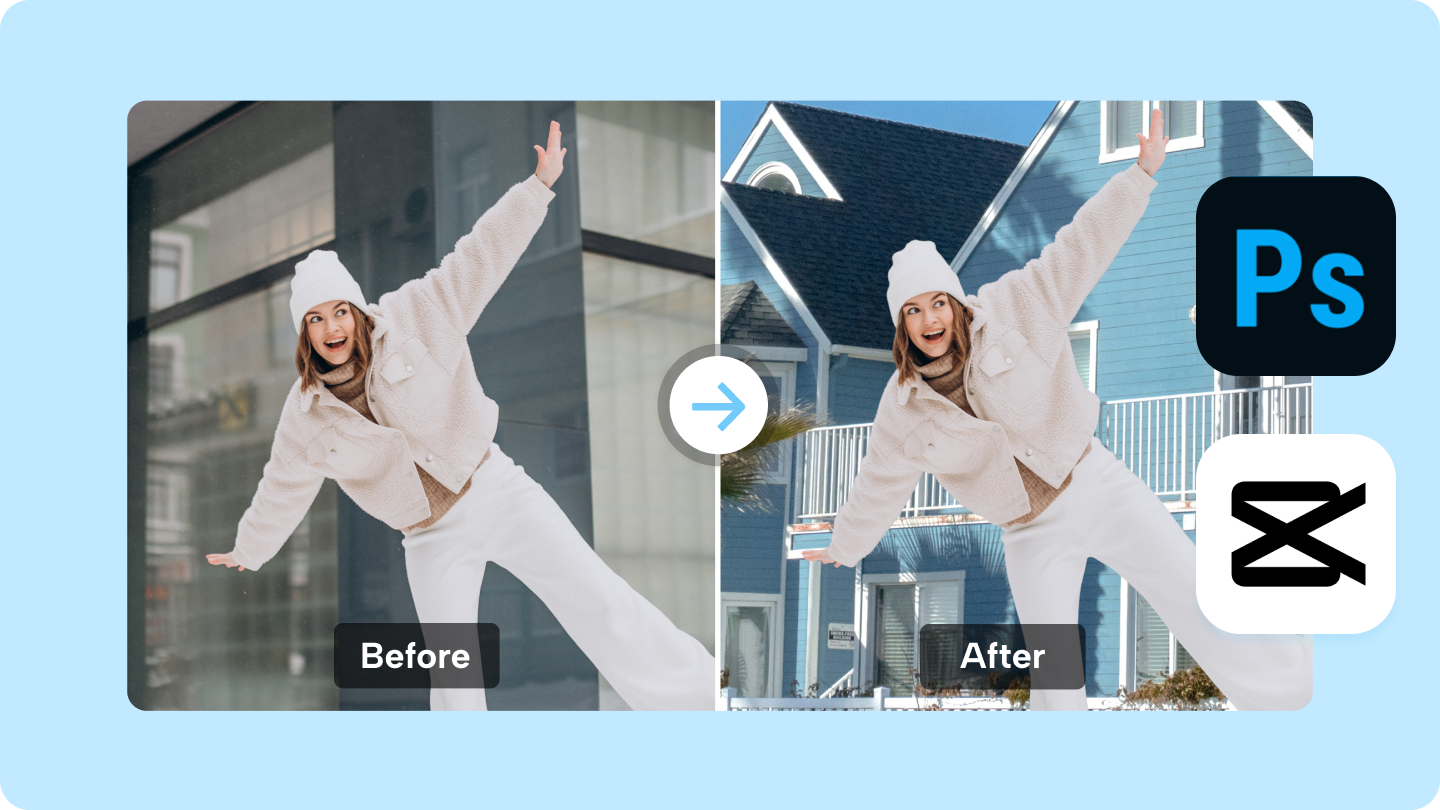 как изменить фон в фотошопе