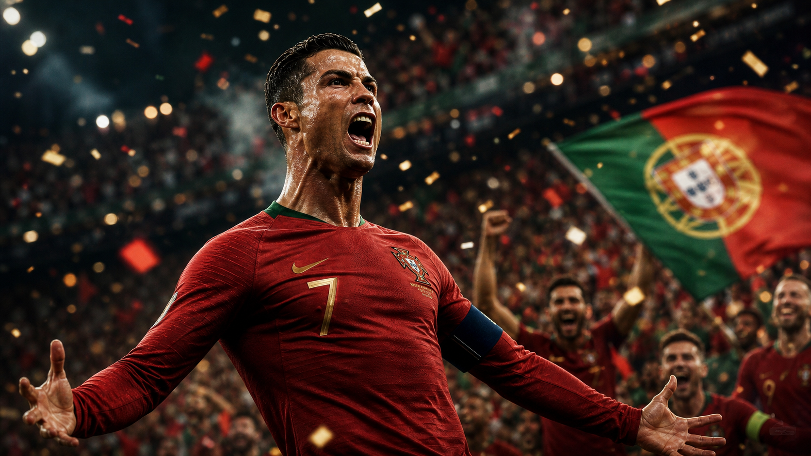 Cristiano Ronaldo World Cup Poster Prompts example 2