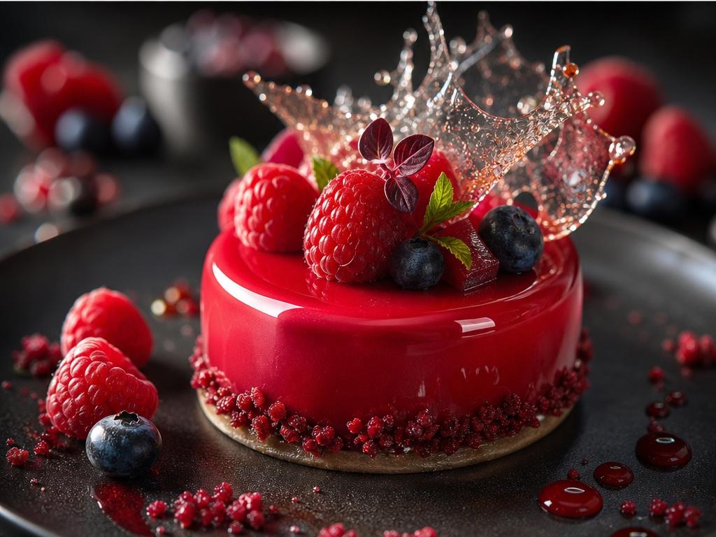 Morphic AI Image Generator Alternative prompt example 6 - Gourmet berry dessert