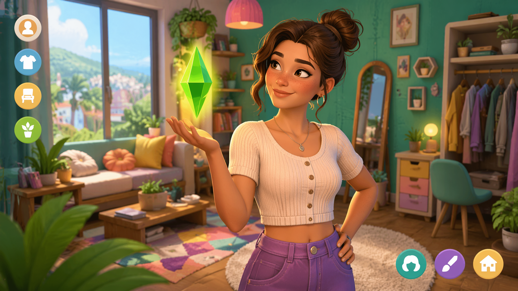 Dreamina Sims filter hero image