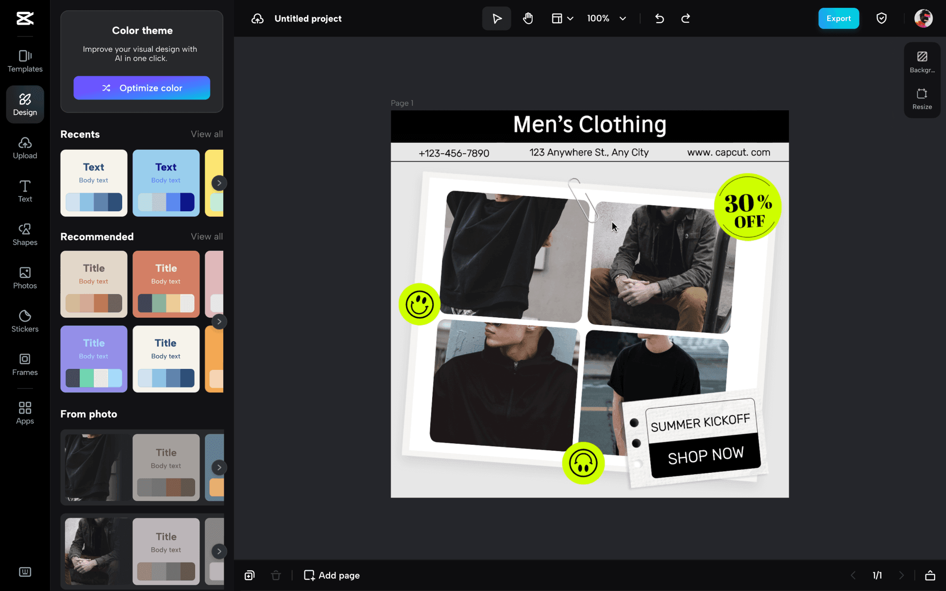 Color theme