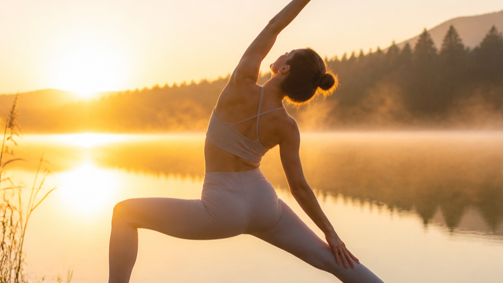 Vídeo Estético de Yoga prompt 2 original 16: 9 visual
