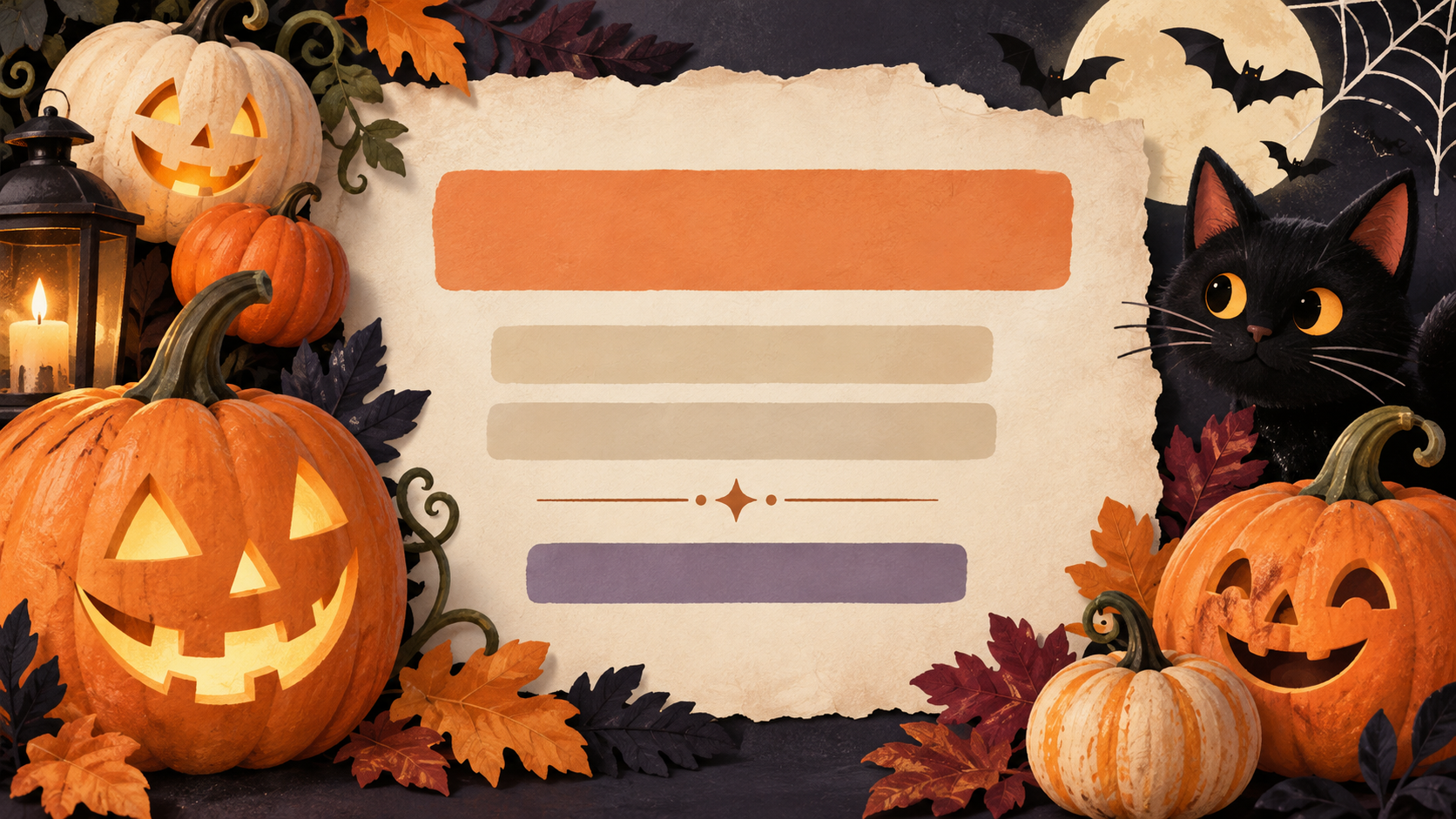 Create Halloween Posters and Invitations with Editable Event Details