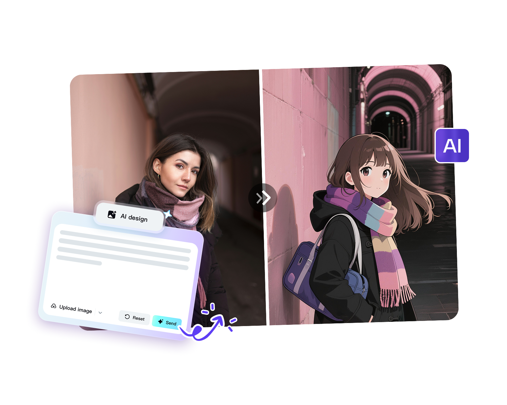 ai 애니메 소녀
