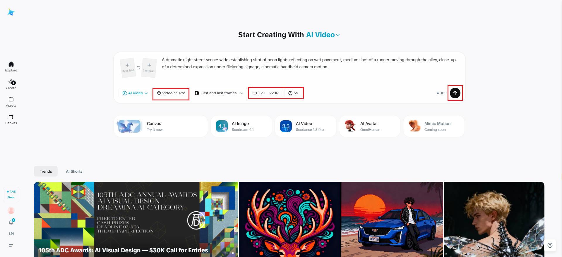 Generate your video