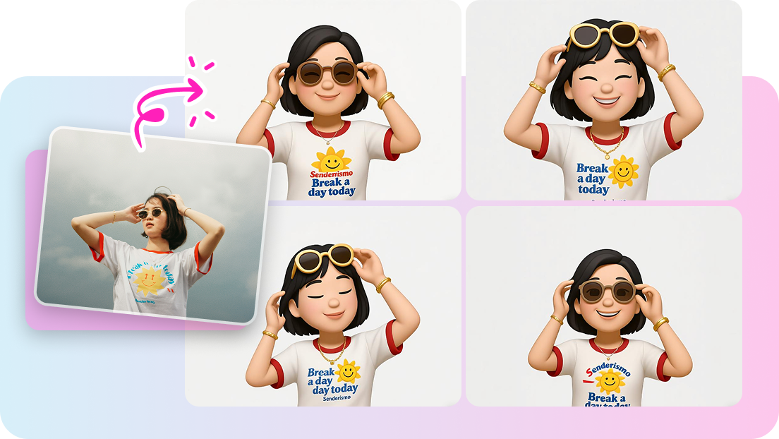 Outil de design IA pour convertir une image en emoji