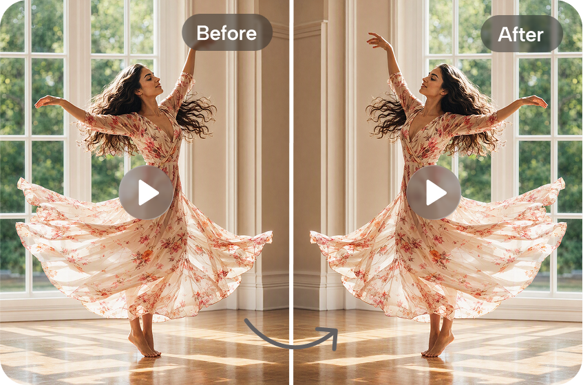 Flipping dance tutorial footage