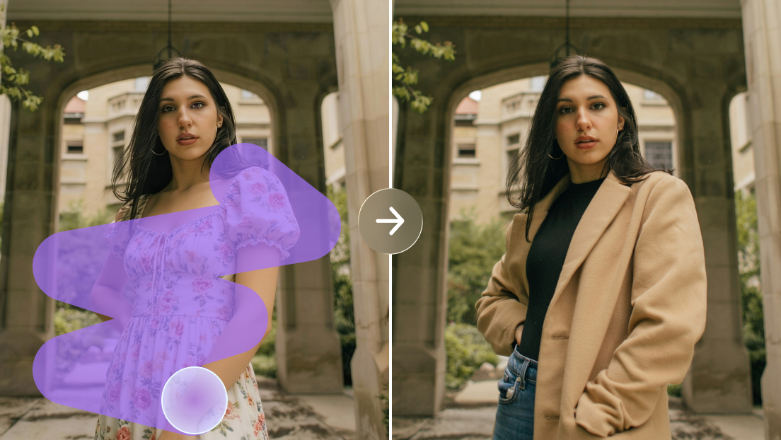 Precise editing with interactive AI tools