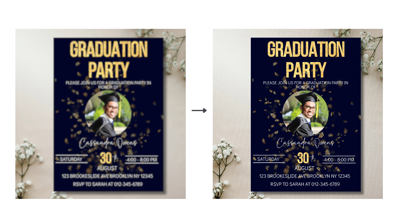 grad party card maker Free Graduation Invitations: 4 Tools to Make Custom Whimsical Doodles Flat Graduation Party