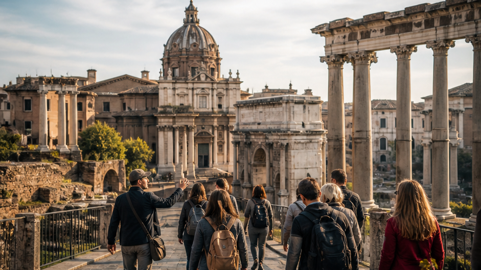 Rome Travel Video prompt 2 original 16:9 visual