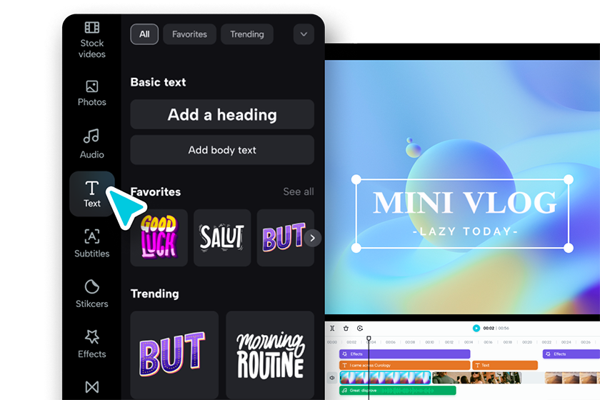 Personalize seu vídeo