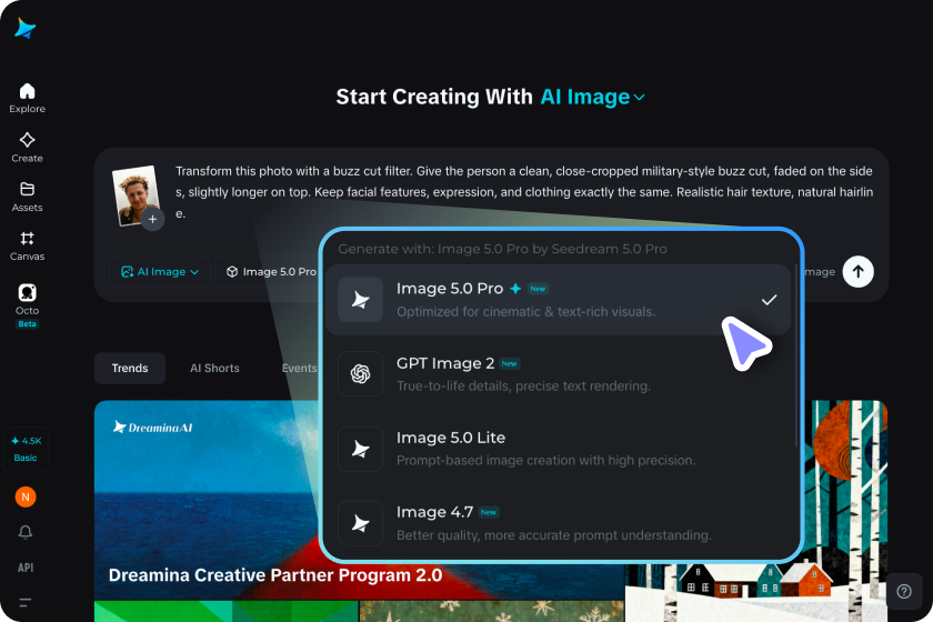 configure settings and select model options