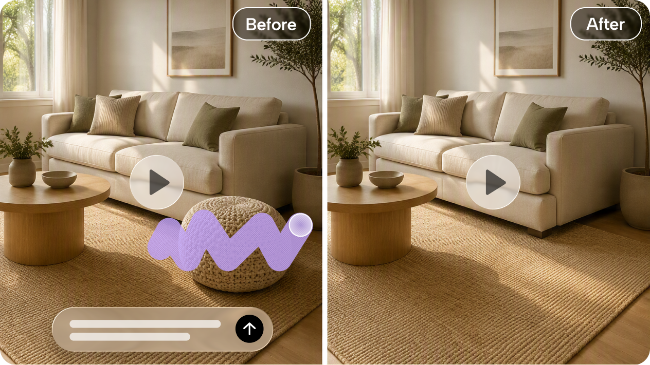 정확한 로컬 제어를 통해 아키텍처 비디오 편집